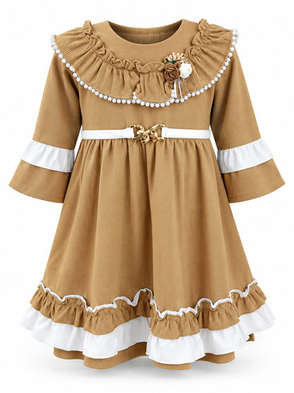 Girls 2-Piece Frock Style Set – Elegant Party Wear Dress
